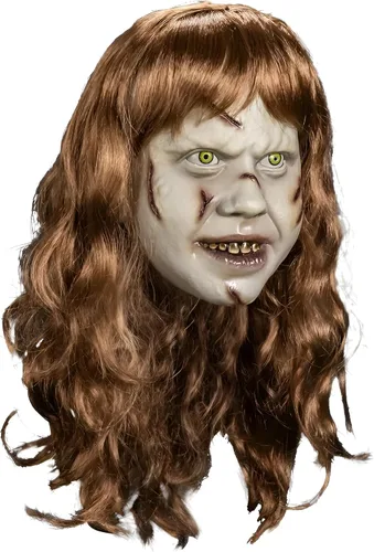 Vista 3 de Trick Or Treat Studios The Exorcist Regan Deluxe Máscara de plástico moldeado por inyección