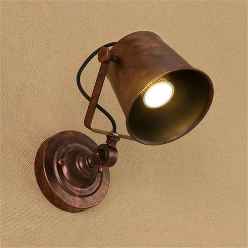 Vista 8 de Modern LED Ceiling Light Led Wall Lights Indoor Retro Loft E27 Bulb Lamp Wall Lamp Bedroom Up Down Industrial Wall Sconce Lamparas Decoration Orange