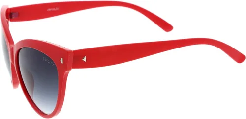 Vista 3 de zeroUV Gafas de sol de ojo de gato con montura de cuerno de gran tamaño para mujer, 2.047 in