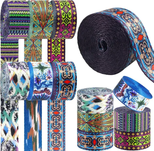 Vista 18 de 6 Rollos Cinturón de Nylon de 1.5 Pulgadas con Flecha Correas de Nylon Correas para Bolso Correas para Mochila Cinturón de Nylon para Cinturón