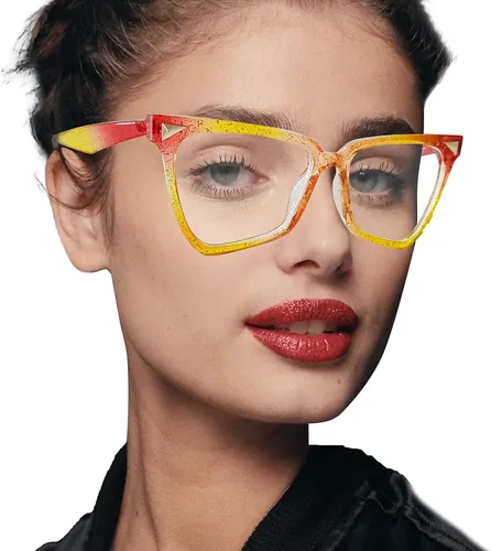 Vista 6 de Sangras Women's Non-Prescription Clear Glasses Fashion Glasses for Women Fake Glasses Classic and Stylish Eyeglasses