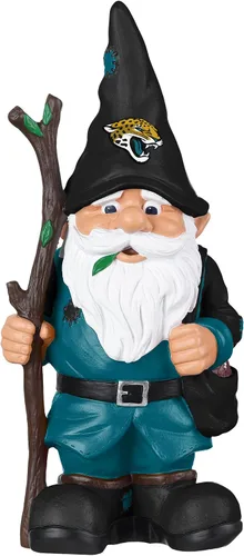 Vista 6 de FOCO NFL Team Logo Holding Stick Garden Statue Outdoor Gnome