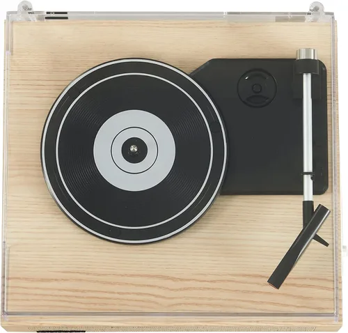 Vista 6 de Tocadiscos Crosley CR6042A-NA Scout de 3 velocidades con Bluetooth y bocinas integradas, color natural