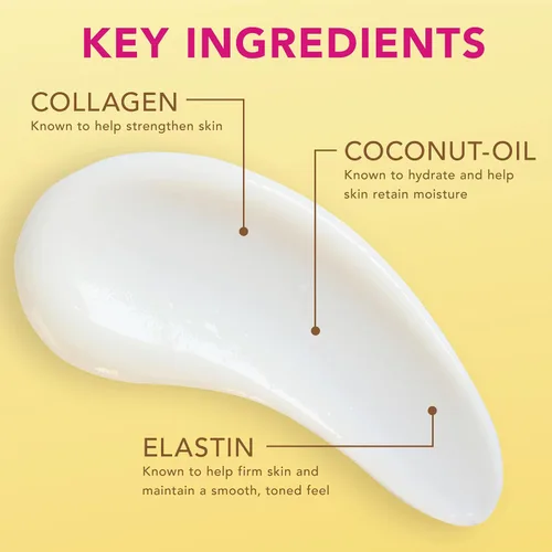 Vista 5 de Jergens Natural Glow +Loción corporal autobronceadora reafirmante, tono de piel claro a medio, hidratante bronceador sin sol con colágeno