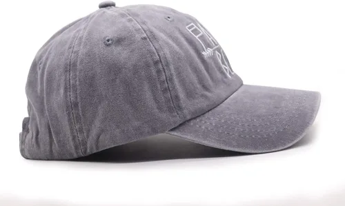 Vista 3 de KKMKSHHG Unisex Papa Bear Denim Hat Adjustable Washed Dyed Cotton Dad Baseball Caps