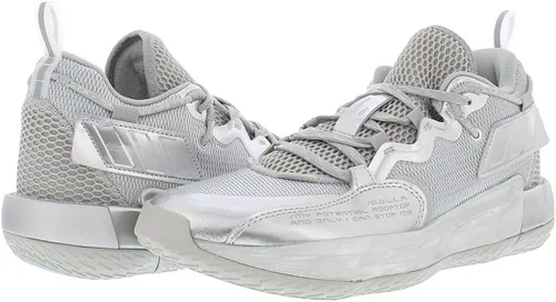 Vista 3 de adidas Dame 7 - Tenis de baloncesto extendidos, BlancoNegro