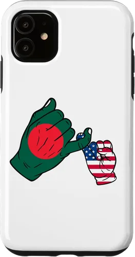 Vista 5 de iPhone 15 Parent and child Bangladesh USA family Case