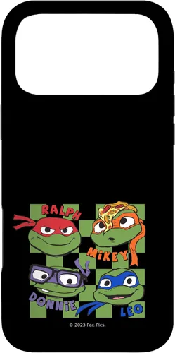 Vista 22 de iPhone 12/12 Pro Teenage Mutant Ninja Turtles: Mutant Mayhem Turtle Heads Case