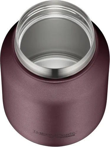 Vista 3 de THERMOcafé by THERMOS TC Food Jar - Tarro de comida color burdeos de 0.50 L, contenedor térmico, recipiente térmico, lonchera de doble pared hecha