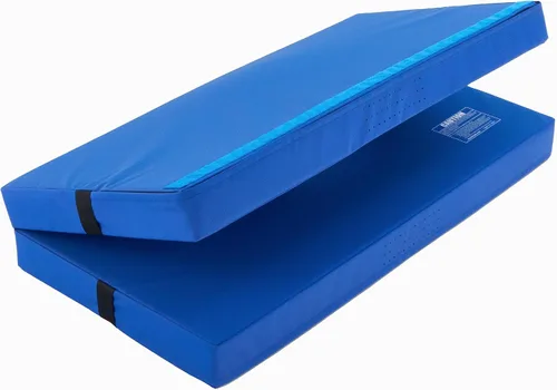 Vista 4 de We Sell Mats Bifolding Gymnastics Crash Landing Mat Pad, Safety for Tumbling, Back Handspring Training and Cheerleading Negro