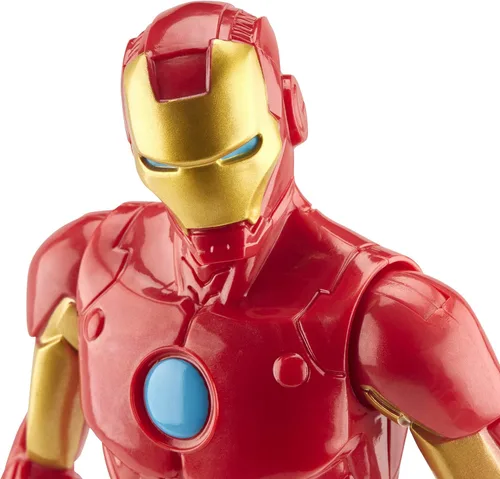 Vista 10 de Marvel Avengers Titan Hero Series Blast Gear Iron Man Figura de acción