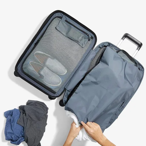 Vista 7 de eBags Fortis Pro 22 pulgadas USB equipaje de mano Spinner, Azul