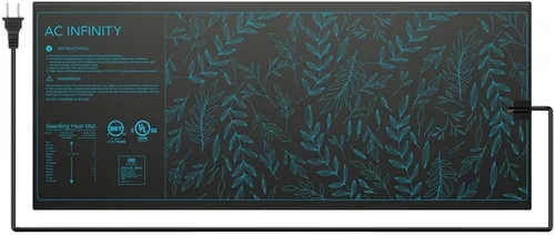 Vista 8 de AC Infinity SUNCORE A1, Alfombrilla Térmica Impermeable para Plántulas de 3" x 20", Almohadilla de Calentamiento Certificada MET y UL