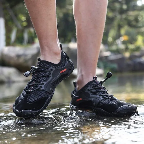 Vista 7 de AFT AFFINEST Zapatos acuáticos para hombre y mujer, zapatos acuáticos de secado rápido, zapatos de playa descalzos para natación, piscina, yoga