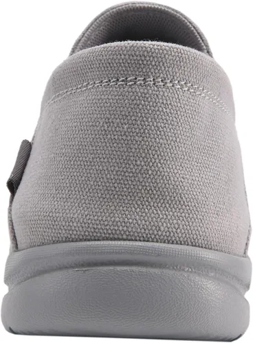 Vista 6 de Zapatos sin cordones para hombre, mocasines casuales de lona, zapatos de cubierta para hombre, cómodos zapatos náuticos con suela de goma