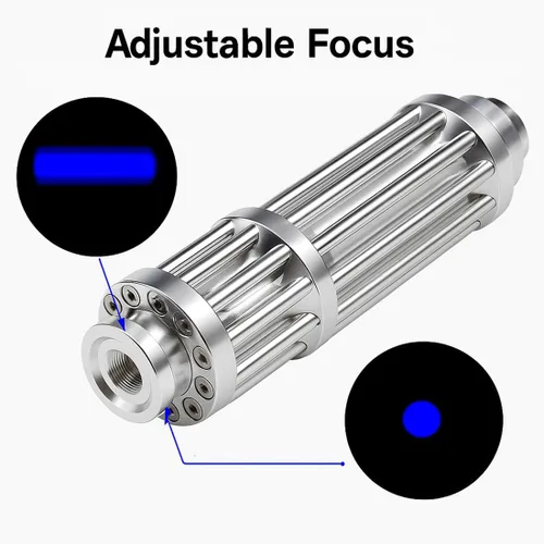 Vista 2 de Linterna LED, con zoom, recargable para acampar