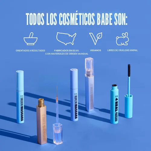 Vista 7 de Babe Original Babe Lash Acondicionador Potenciador de Pestañas - Suero Acondicionador para Pestañas, con Péptidos y Biotina, Promueve Pestañas
