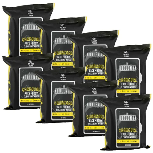 Vista 11 de Toallitas limpiadoras activas/limpiadoras/energizantes para hombre + cuerpo - Paquete de 3 (90 unidades)