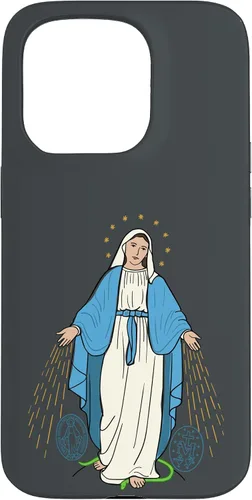 Vista 14 de Nuestra Señora de Gracia - Funda Milagrosa Virgen de la Medalla para iPhone 17