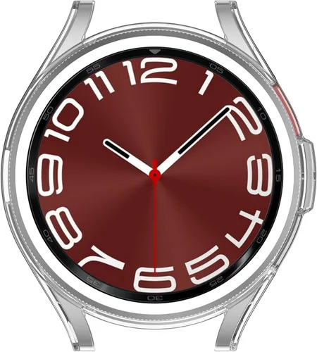 Vista 7 de E ECSEM Funda protectora de pantalla compatible con Samsung Galaxy Watch 6 Classic de 1.73 pulgadas y 1.77 pulgadas (1.693 in, 1.850 in), funda de 7