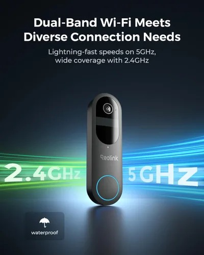Vista 6 de REOLINK - Timbre de video + Hub doméstico, timbre con batería Wi-Fi de 2K de doble banda con vista de 150°x150°, alimentado por batería, detección