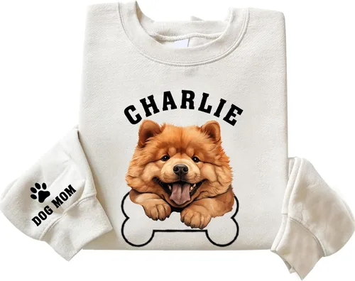 Vista 2 de Sudadera con capucha para mamá de perro, camisa para mamá, regalos para mamá de perro para mujeres, sudaderas con capucha para perro para mujer
