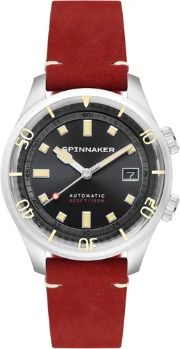 Vista 11 de Reloj automático para hombre Spinnaker Bradner de 42mm con brazalete sólido de acero inoxidable SP-5062
