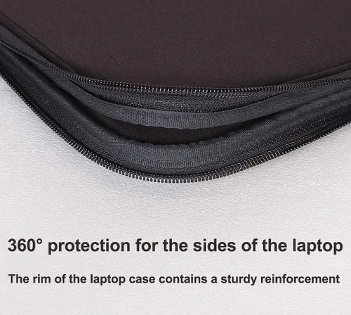 Vista 5 de Funda para computadora portátil 11.6 pulgadas Funda protectora plegable delgada Chromebook Funda protectora - Negro