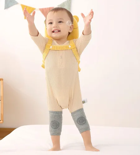 Vista 8 de Feidoog Baby Head Protector Cushion Backpack with 3 Baby Knee Pads for Walking & Crawling