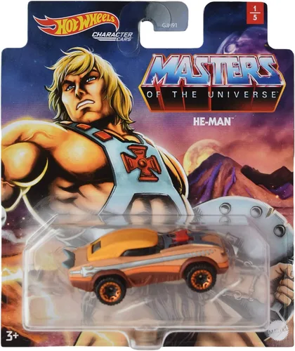 Vista 2 de Hot Wheels Masters of The Universe [Skeletor] and [He Man] Set de 2 - Carros de personajes
