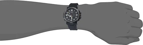 Vista 5 de Casio Serie PRW6600Y Pro Trek 100M WR Brújula Alt/Baro-Thermo Energía solar resistente cronómetro atómico Cronómetro 1-100 SEC