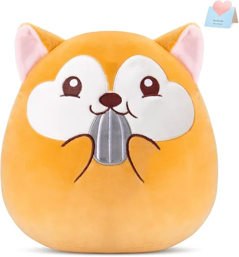 Vista 9 de Athionsu - Almohada de felpa de unicornio de 14 pulgadas, suave y tierno juguete de peluche para niñas y niños, bonito regalo de peluche de vientre