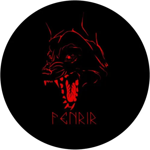 Vista 3 de Fenrir Wolf Of Odin Old Norse Mythology Viking Celtic Fenris PopSockets Adhesive PopGrip