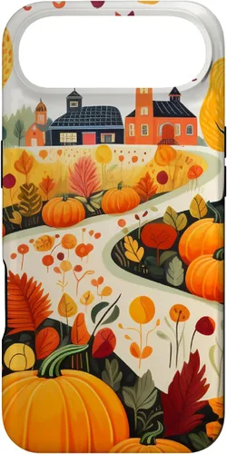 Vista 27 de Fall Leaves Autumn Pumpkin Pattern Autumn Color Foliage Case for iPhone 17