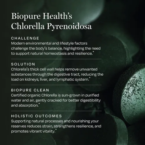 Vista 4 de BioPure Chlorella Pyrenoidosa – 400 Tabletas