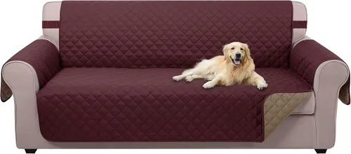Vista 7 de U-NICE HOME Funda para sillón reclinable, reversible, con correas elásticas, resistente al agua, protege de perros y mascotas, sillón pequeño