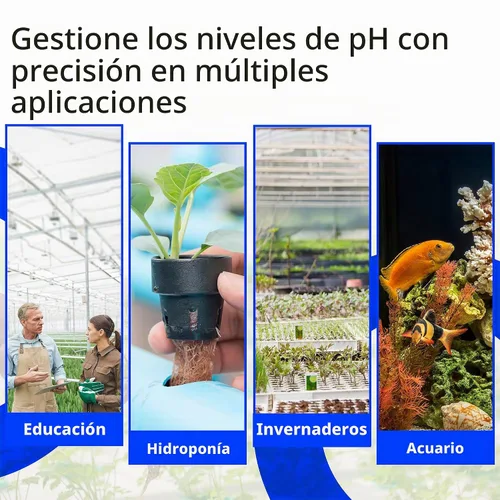 Vista 6 de Controlador de pH Bluelab Wi-Fi con monitoreo del reservorio 24/7 para pH con dosificación automatizada de nutrientes, integración Edenic, sondas