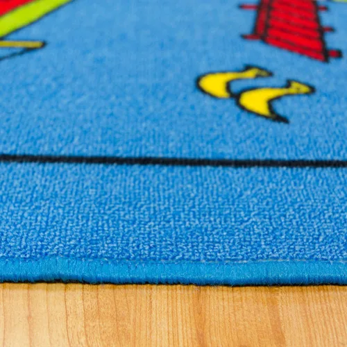 Vista 4 de Alfombra infantil de pueblo de pueblo (3 pies x 5 pies)