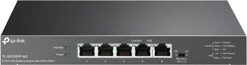 Vista 12 de TP-Link TL-SG105, conmutador Ethernet Gigabit no administrado de 5 puertos, concentrador de red, divisor Ethernet, Plug & Play, diseño de metal sin