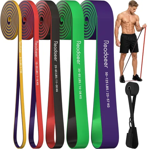 Vista 11 de Pull Up Assistance Bands 5 Resistance Bands for Full-BodyTraining(5-125LBS)