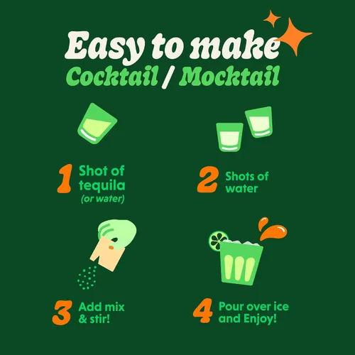 Vista 6 de Mezclas individuales de Margarita clásica de Batchwell: Mezcladores de cóctel Skinny, bebidas de mócktail sin alcohol - Mezclas de cóctel portátiles