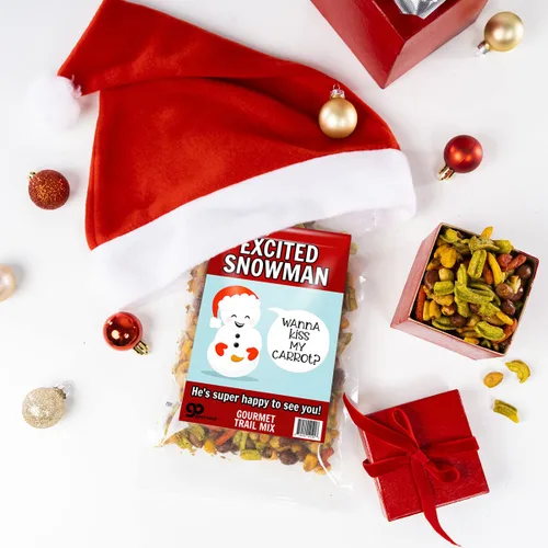 Vista 6 de Kiss My Carrot Trail Mix – Regalos traviesos de broma para mujeres – Divertidos regalos de muñeco de nieve para adultos – Regalo de comida picante