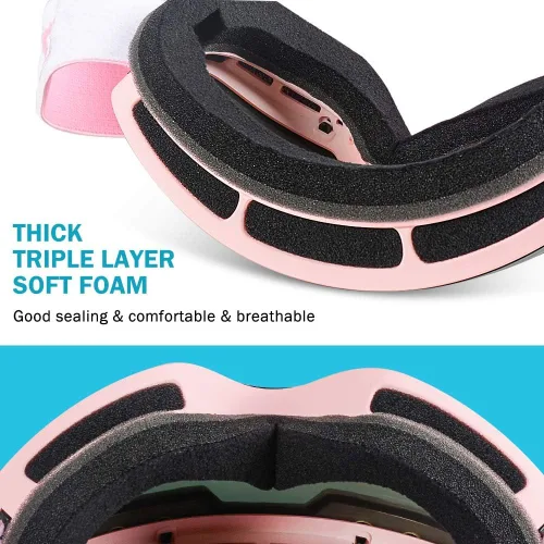 Vista 9 de ZIONOR XMINI Kids Ski Goggles - Snowboard Snow Goggles for Boys Girls Youth