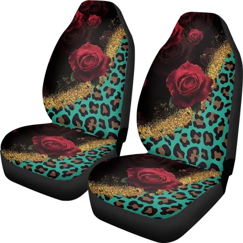 Vista 18 de Talayituse - Funda de asiento de coche con estampado de salpicaduras de pintura de la bandera americana, funda de asiento de cubo para vehículo, 4