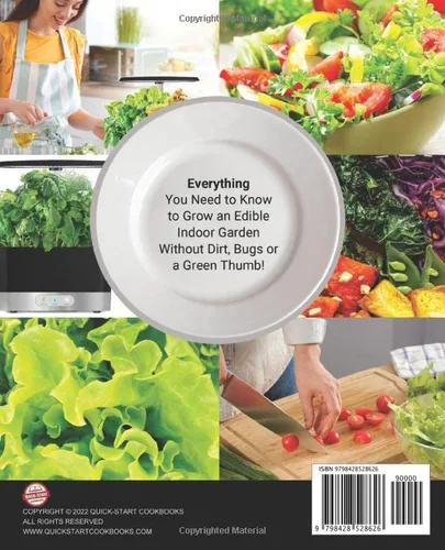 Vista 2 de The Indoor Hydroponic Garden Guide & Cookbook Compatible with Aerogarden & Most Brands - How to Grow (and Eat) Your Indoor Edible Garden Without
