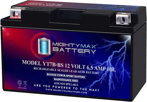 Vista 18 de Mighty Max Batería YT4B-BS - 12 V 2.3 AH, 25 CCA, Batería SLA AGM para Motocicleta Recargable Libre de Mantenimiento