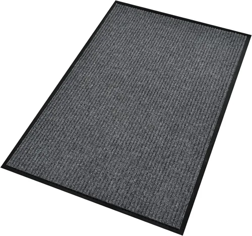 Vista 12 de fani Tapete negro resistente para entrada interior y exterior, impermeable, de perfil bajo, tapete de entrada para puerta delantera, patio, parte