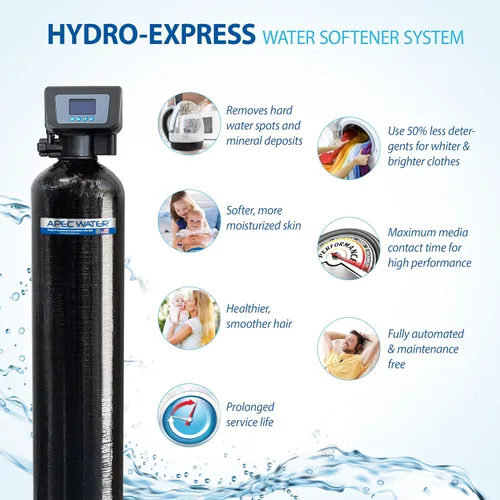 Vista 2 de APEC WH-SOFTENER-30-FG Sistema de ósmosis inversa + paquete de ahorro de suavizador de agua Sistema de ósmosis inversa mineral alcalino de nivel