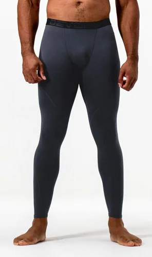 Vista 4 de DEVOPS - Pantalones de compresión térmicos para hombre, mallas atléticas de base, paquete de 2