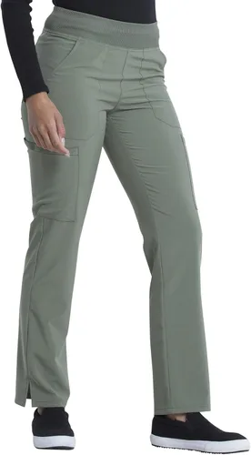 Vista 7 de Pantalón médico Dickies EDS Essentials para mujer, tiro natural, pierna cónica, sin cordones. DK005
